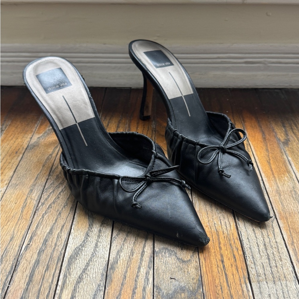 Dolce Vita Black Pointed Heels